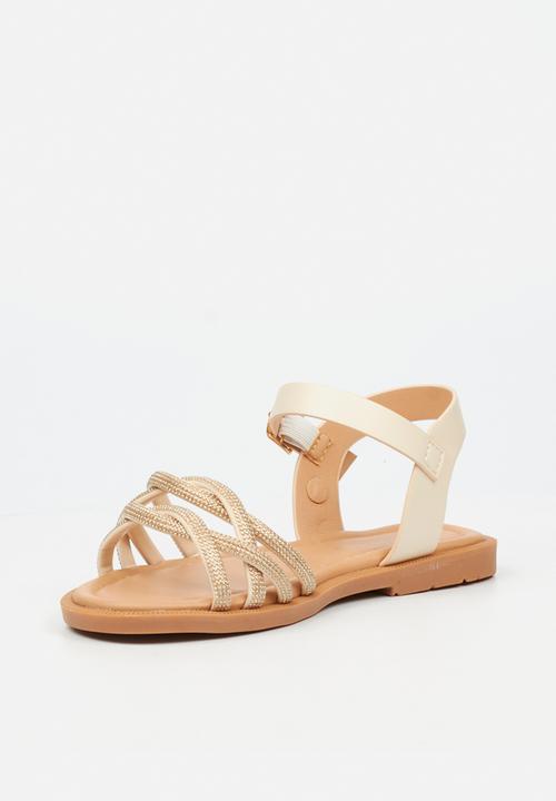 Flutterby - Ella 1 girls sandal - beige