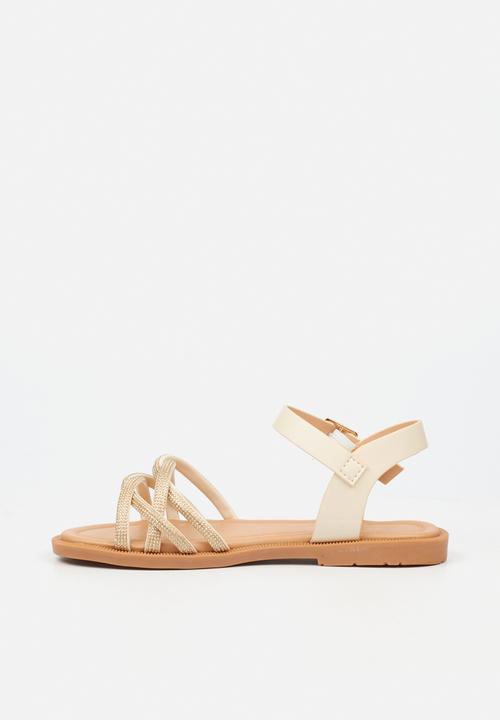 Flutterby - Ella 1 girls sandal - beige