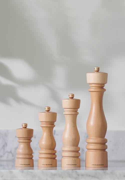 Cole & Mason - Cole & Mason London Salt & Pepper Mill Set, Natural Beech – 13cm