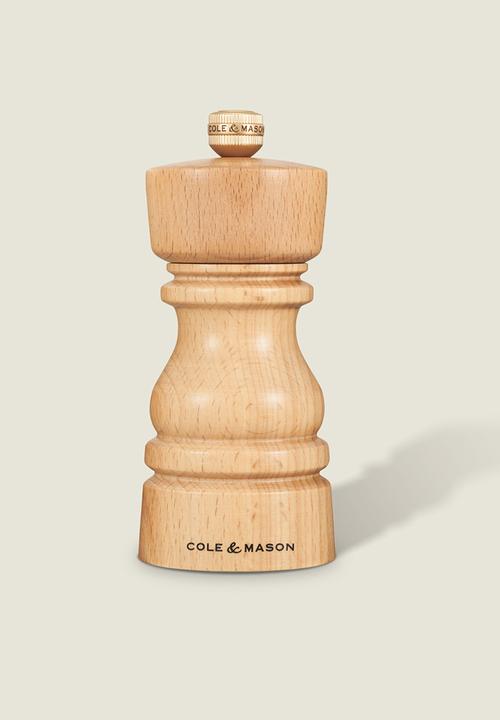 Cole & Mason - Cole & Mason London Salt & Pepper Mill Set, Natural Beech – 13cm