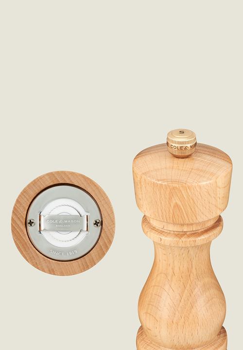 Cole & Mason - Cole & Mason London Salt & Pepper Mill Set, Natural Beech – 13cm