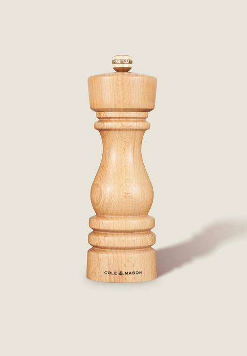Cole & Mason - Cole & Mason London Salt & Pepper Mill Set, Natural Beech – 18cm