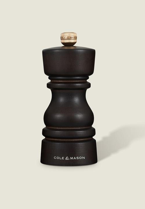 Cole & Mason - Cole & Mason London Salt & Pepper Mill Set, Chocolate Wood – 13cm