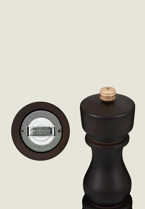 Cole & Mason - Cole & Mason London Salt & Pepper Mill Set, Chocolate Wood – 13cm