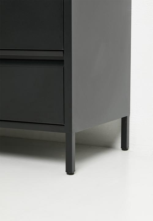 Sixth Floor - Mia 6 Drawer Sideboard - Black