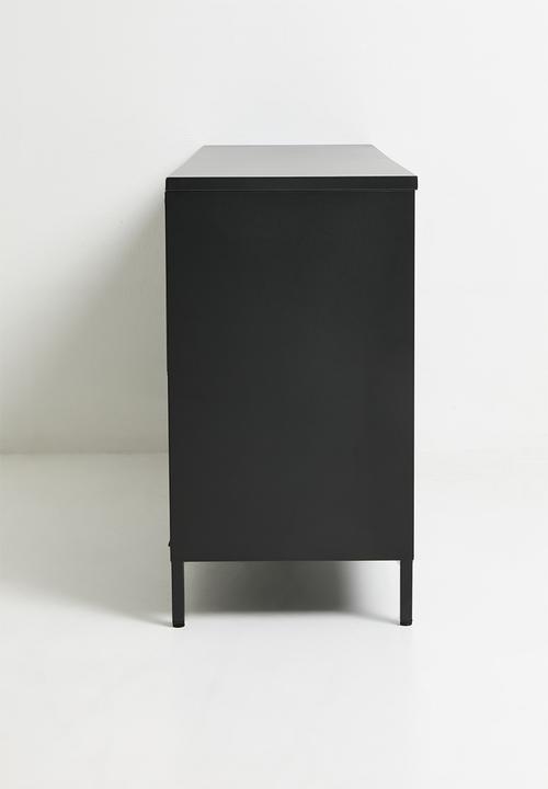 Sixth Floor - Mia 6 Drawer Sideboard - Black