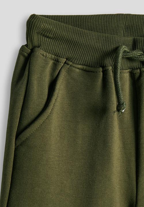 Pop Candy - Ribbed waistband shorts - army green