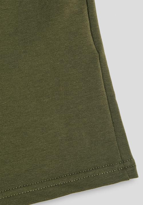 Pop Candy - Ribbed waistband shorts - army green
