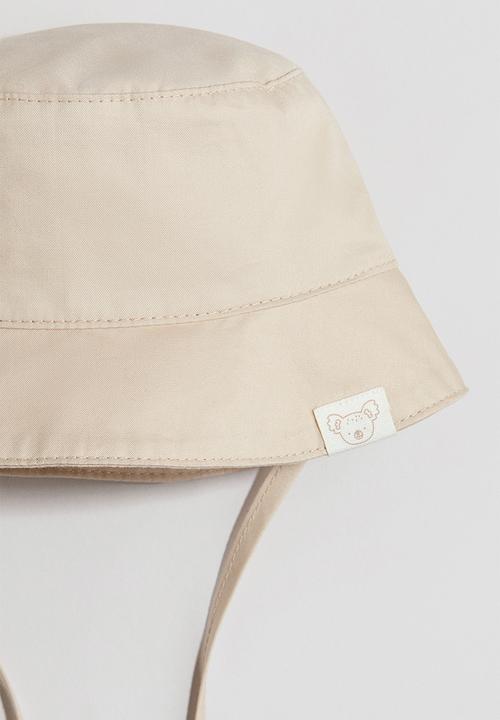 H&M - Cotton bucket hat - light beige