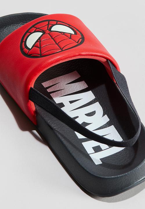 H&M - Pool slides - red/spider-man