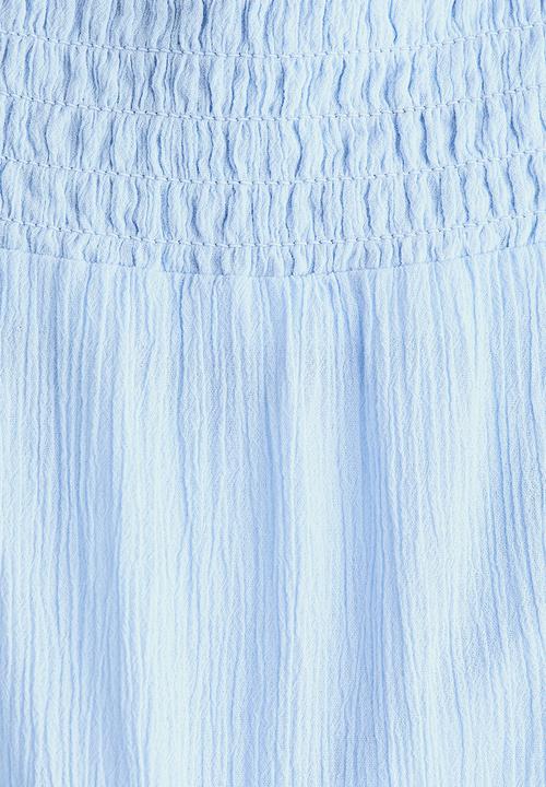 H&M - Tiered skirt - light blue