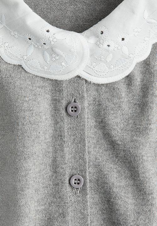 H&M - Collared cardigan - grey marl