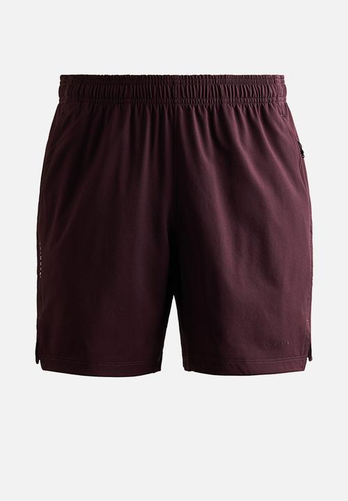 H&M - Sports shorts with drymove? - chocolate plum