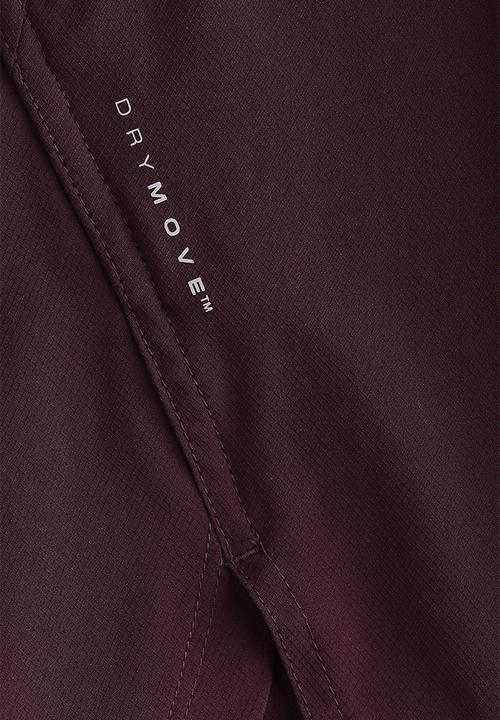 H&M - Sports shorts with drymove? - chocolate plum