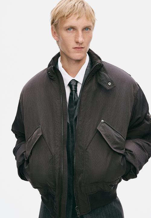 H&M - H&M Atelier:  Padded bomber jacket - dark brown