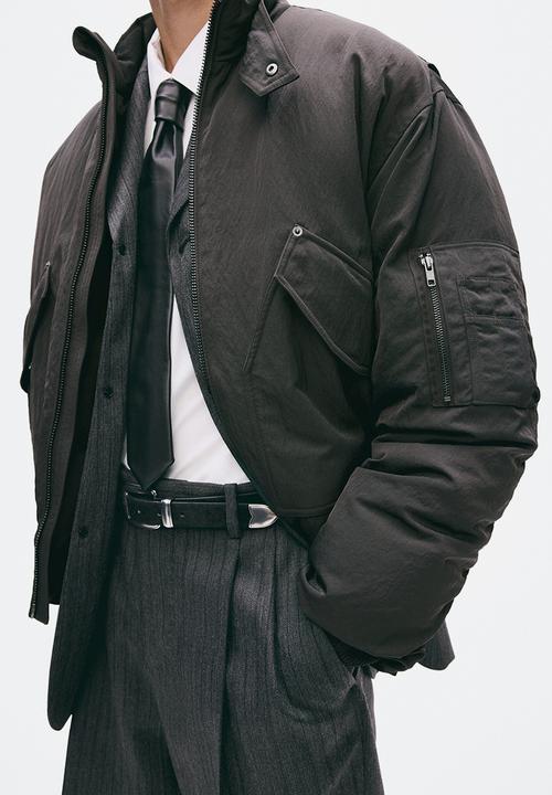 H&M - H&M Atelier:  Padded bomber jacket - dark brown