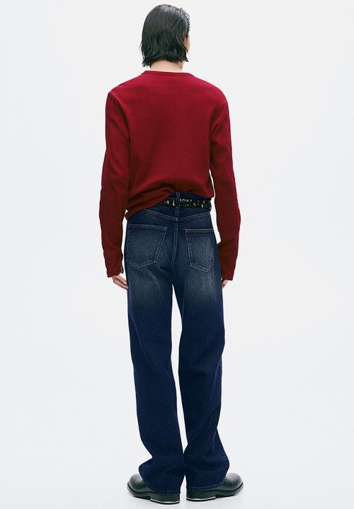 H&M - H&M Atelier:  Slim fit cotton top - red