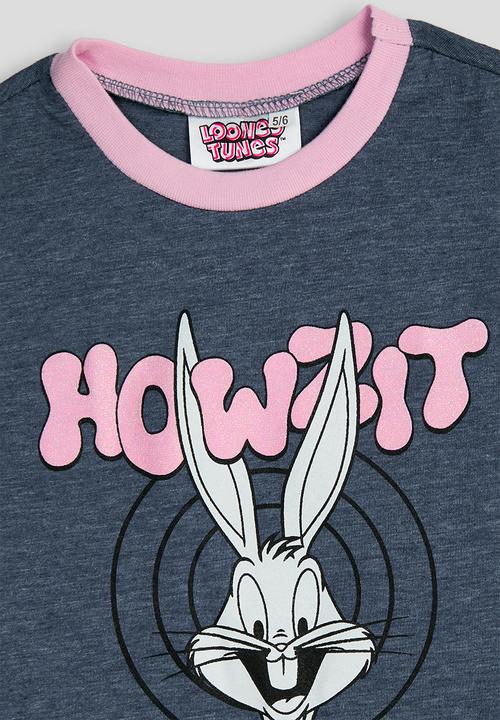 Pop Candy - Looney Tunes tee - navy melange