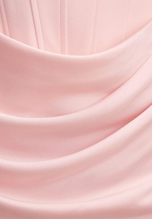 Forever New - Isra drape strapless maxi dress - barely pink