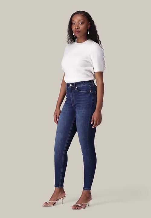 Forever New - Hayley high-rise sculpt skinny jeans - dark wash