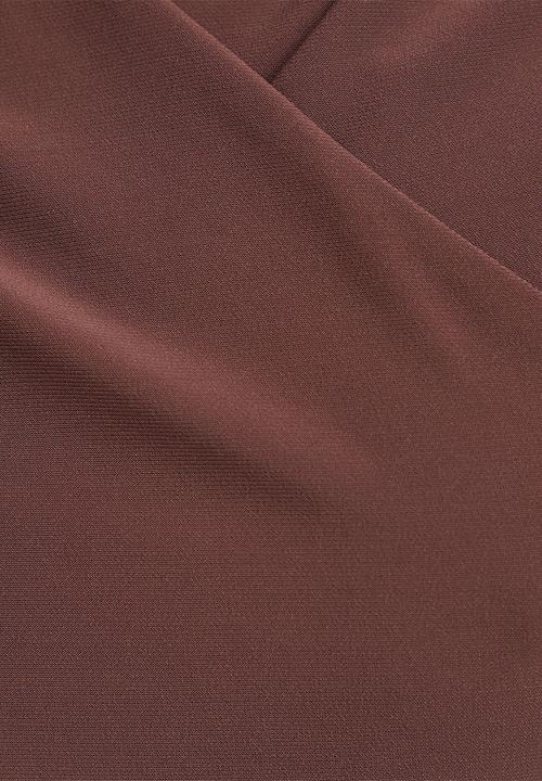 Forever New - Juliette cross over mini dress in - cocoa bean