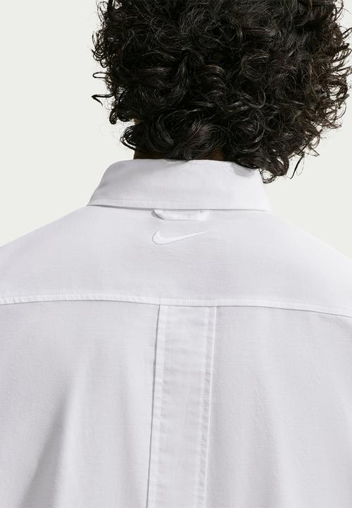 Nike - Club Rules Men's Long-Sleeve Oxford Shirt - White