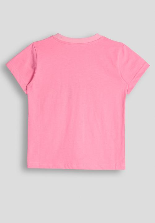 Pop Candy - Rainbow and slogan tee - pink