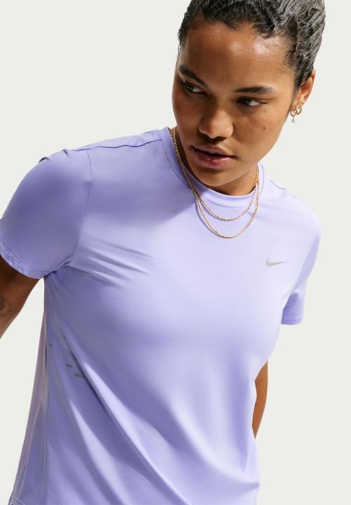 Nike - W Nk Swift Df Top Ss Stndrd - Purplepulse/Reflectivesilv