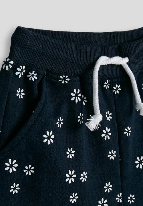 Pop Candy - Floral aop shorts - dk navy