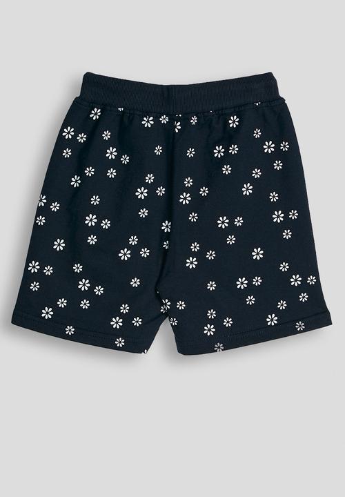 Pop Candy - Floral aop shorts - dk navy