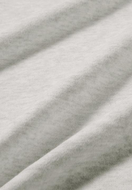Nike - W Nk Fleece Oversized Cropped Crew-Neck Sweatshirt - Wolfgrey/Htr/Sail
