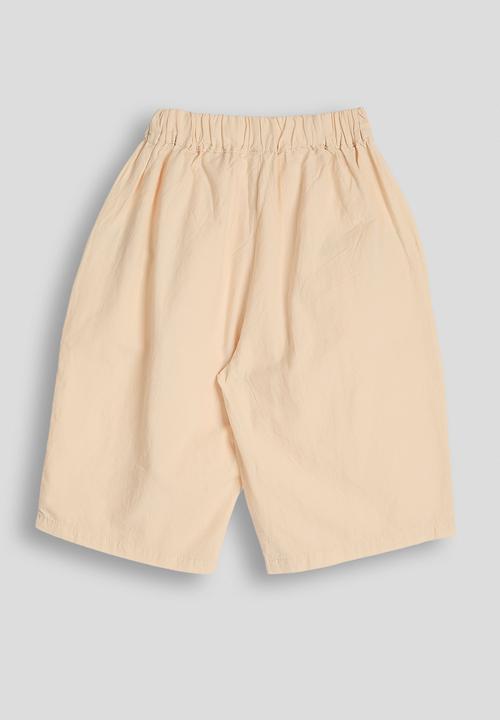 Pop Candy - Contrast welt pocket shorts - light khaki