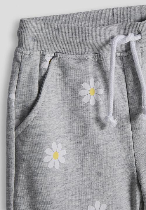 Pop Candy - Daisy aop shorts - grey