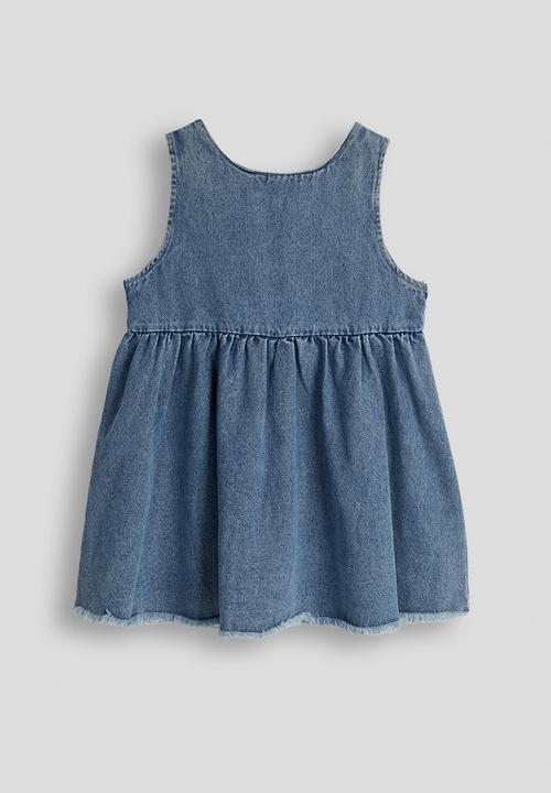 Pop Candy - Frayed heart bodice dress - blue