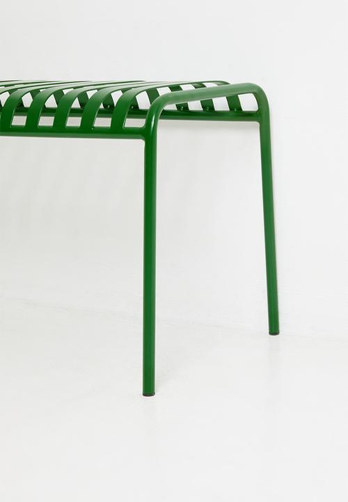 Sixth Floor - Almari Metal Bench Moss - Olive