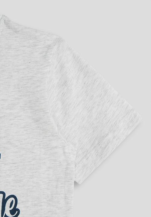 Pop Candy - Cool dino graphic tee - light grey