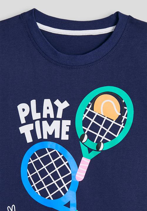 Pop Candy - Play time graphic tee - navy