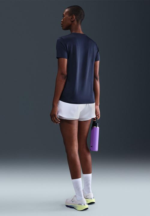Nike - W Nike Dri-Fit T-shirt - Midnight Navy/White