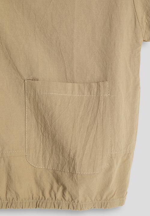 Pop Candy - Henley-style shirt - khaki brown