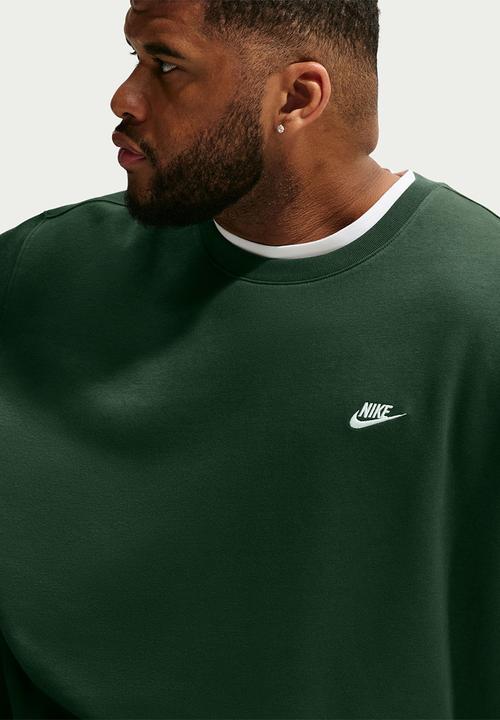 Nike - Club Bb Crew - Fir/White