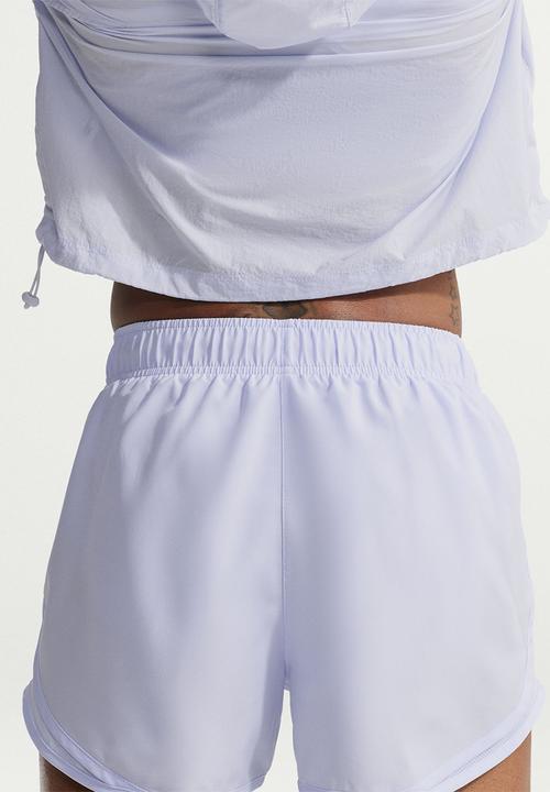 Nike - W Nk Dri-Fit Mid-Rise Brief-Lined Running Shorts - Palest Purple