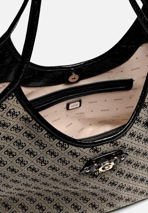 GUESS - Samantha Girlfriend Tote -Black Logo