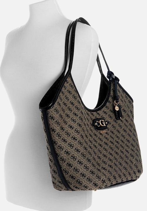 GUESS - Samantha Girlfriend Tote -Black Logo