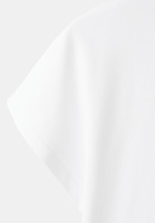 MANGO - T-shirts evilla - white