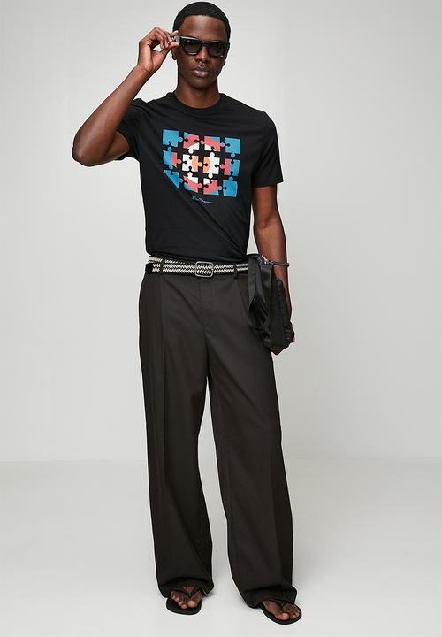 Ben Sherman - Puzzle Target Tee Shirt - Black