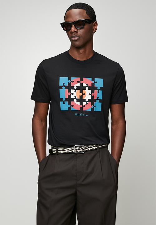 Ben Sherman - Puzzle Target Tee Shirt - Black