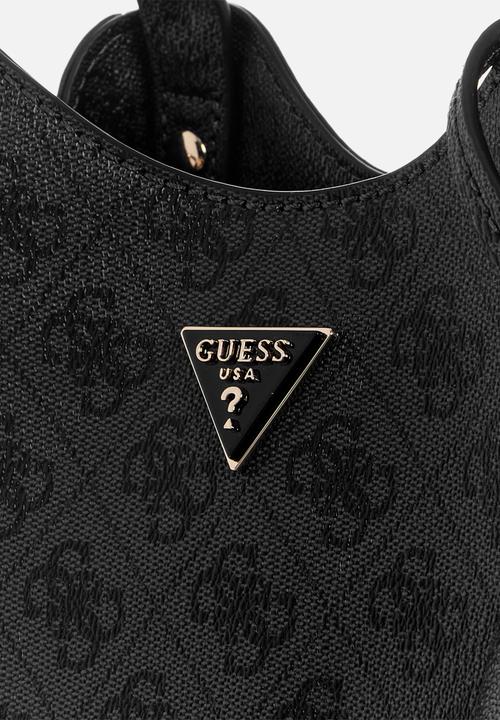 GUESS - Lorella Logo Tote -Coal Logo