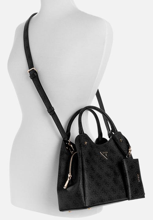 GUESS - Lorella Logo Tote -Coal Logo