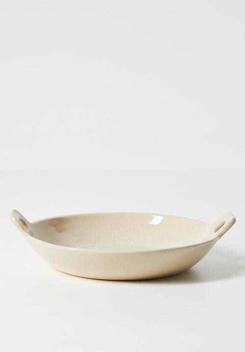 Sixth Floor - Stoneware Oyster Bowl - Natural