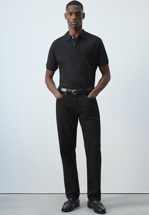MANGO - Poloshirt Rea - Black